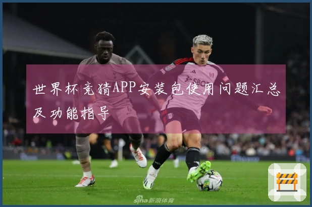 世界杯竞猜APP安装包使用问题汇总及功能指导