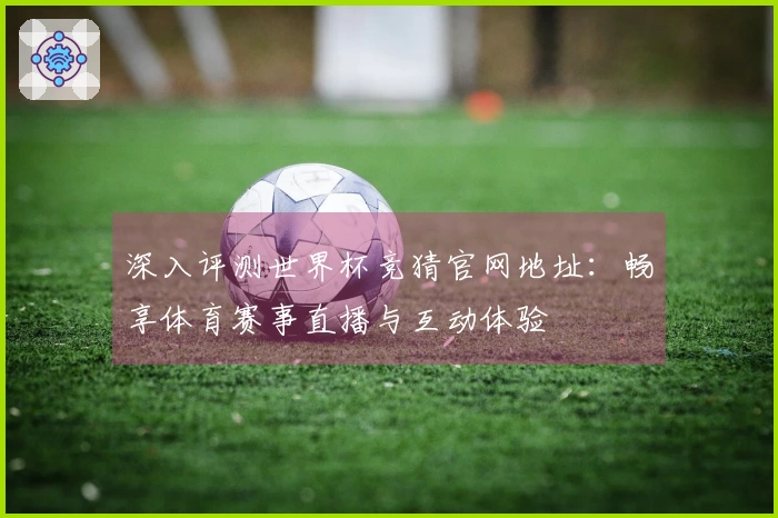 深入评测世界杯竞猜官网地址：畅享体育赛事直播与互动体验